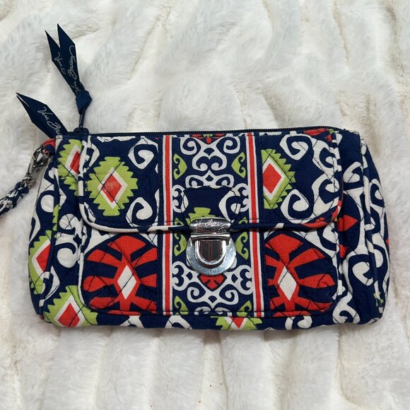 Vera Bradley Handbags - Vera Bradley Large Tab Clutch Wallet in Safari Sunset